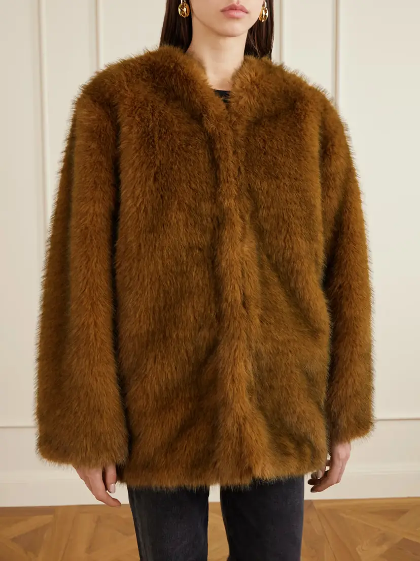 Isabel Marant Aglae Plush Jacket | Thumbnail 3