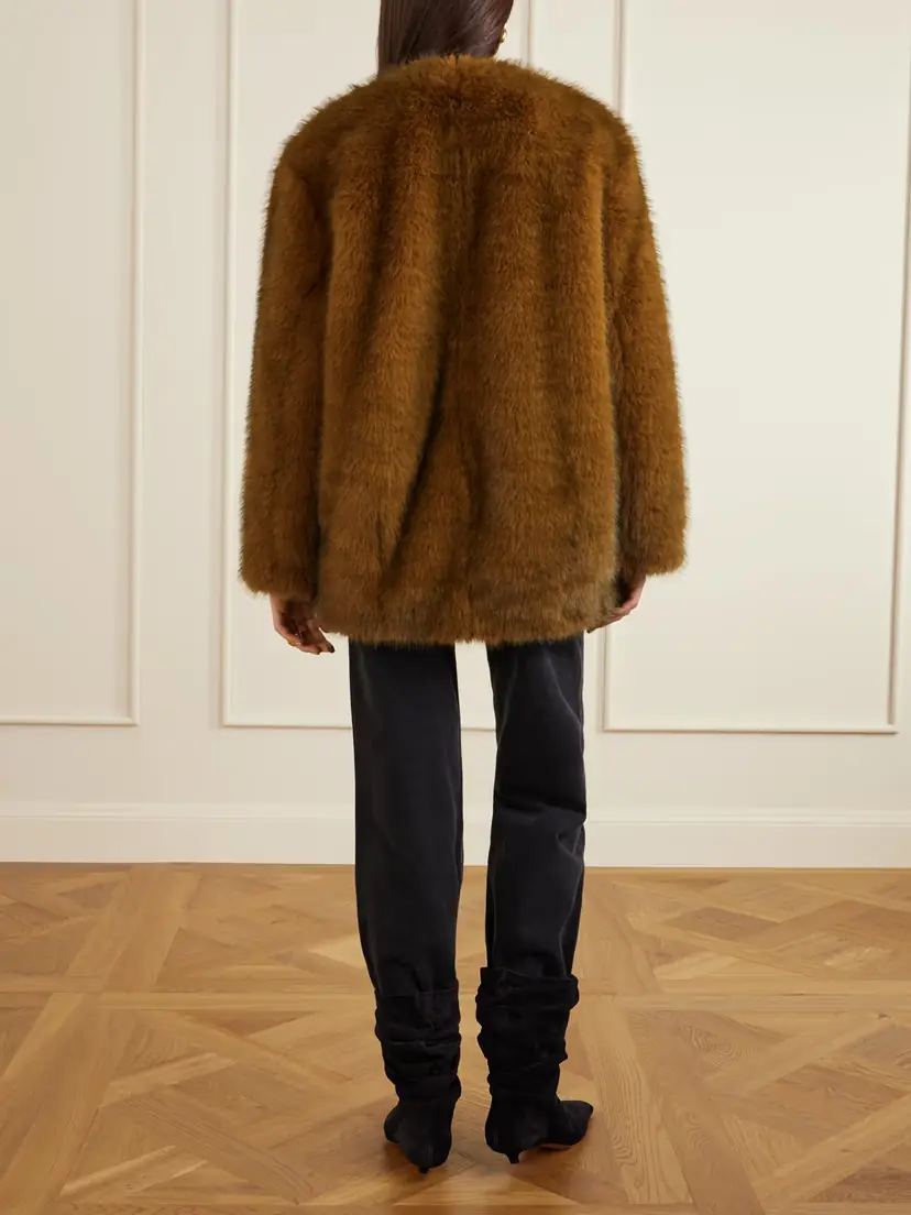 Isabel Marant Aglae Plush Jacket | Thumbnail 4