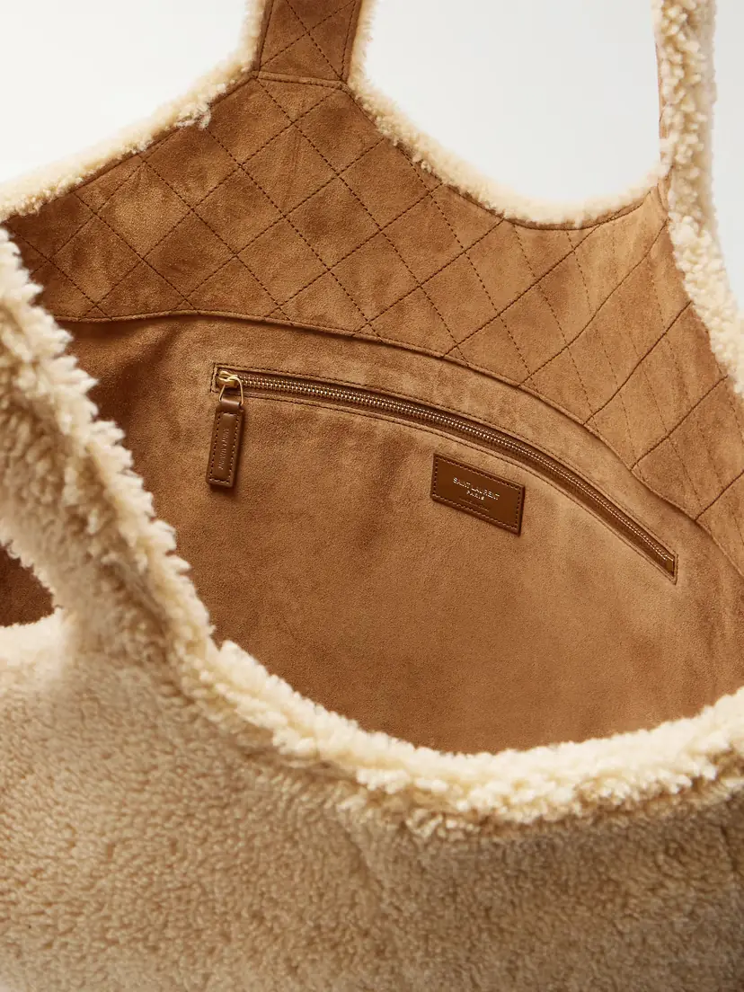 Saint Laurent Icare Maxi Shearling Tote | Thumbnail 5 Saint Laurent Icare Maxi Shearling Tote | Thumbnail 5