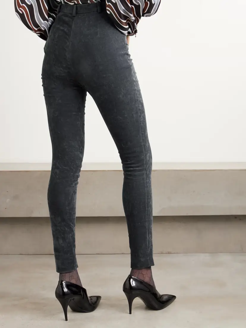 Gucci Cotton-blend Velvet Pants | Thumbnail 4 Gucci Cotton-blend Velvet Pants | Thumbnail 4