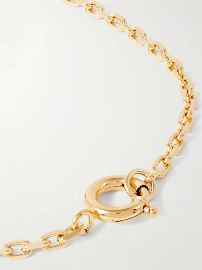 Isabel Marant Gold-tone Bone Pendant Necklace | Thumbnail 3