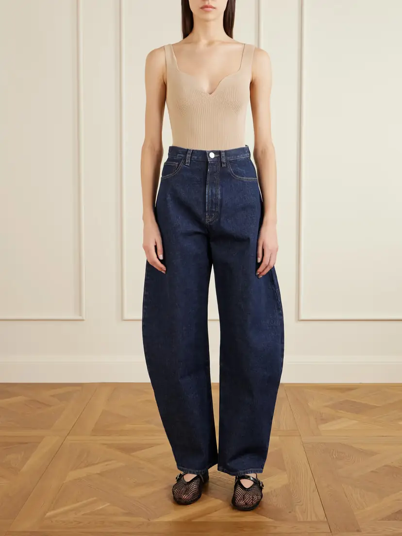 ALAÏA High-rise Barrel-leg Jeans | Thumbnail 2 ALAÏA High-rise Barrel-leg Jeans | Thumbnail 2