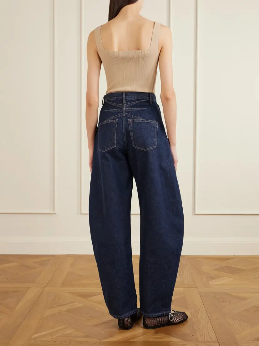 ALAÏA High-rise Barrel-leg Jeans | Thumbnail 3 ALAÏA High-rise Barrel-leg Jeans | Thumbnail 3