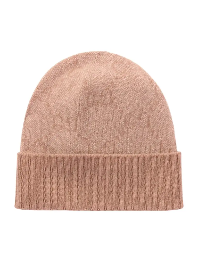 Gucci Logo-jacquard Cashmere-blend Beanie | Image 1 Gucci Logo-jacquard Cashmere-blend Beanie | Image 1