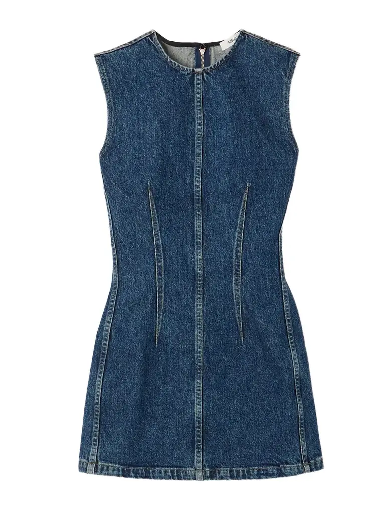 AGOLDE Barton Denim Mini Dress | Image 1 AGOLDE Barton Denim Mini Dress | Image 1