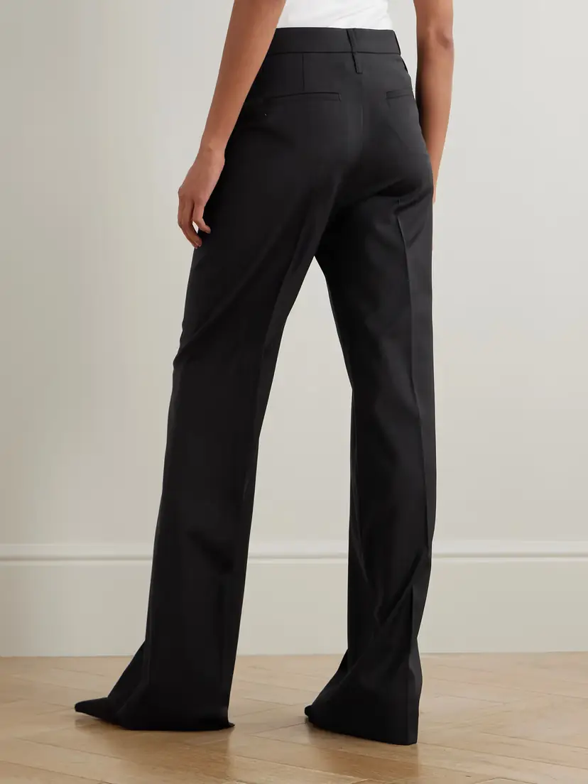 Sportmax Grain De Poudre Wool Wide-leg Pants | Thumbnail 3 Sportmax Grain De Poudre Wool Wide-leg Pants | Thumbnail 3