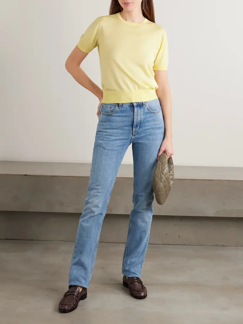 Saint Laurent Wool, Cashmere And Silk-blend Top | Thumbnail 2