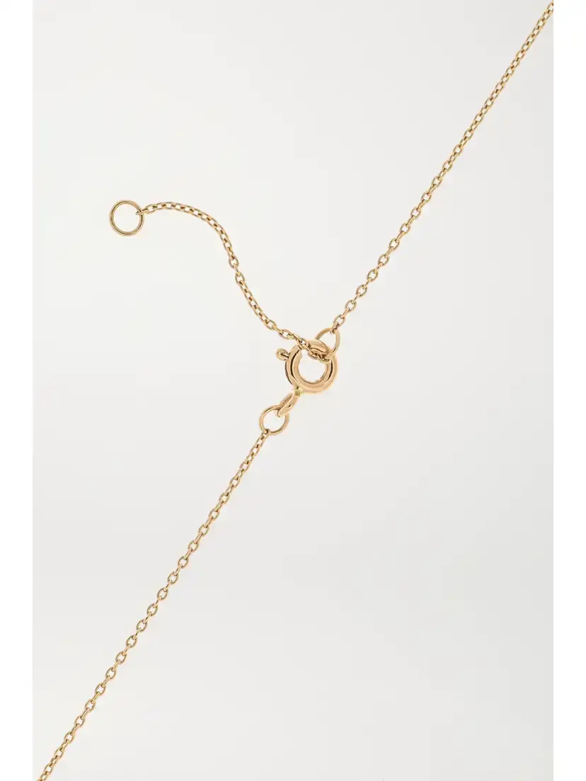 Diane Kordas 18-karat Rose Gold, Enamel And Diamond Necklace | Thumbnail 3 Diane Kordas 18-karat Rose Gold, Enamel And Diamond Necklace | Thumbnail 3