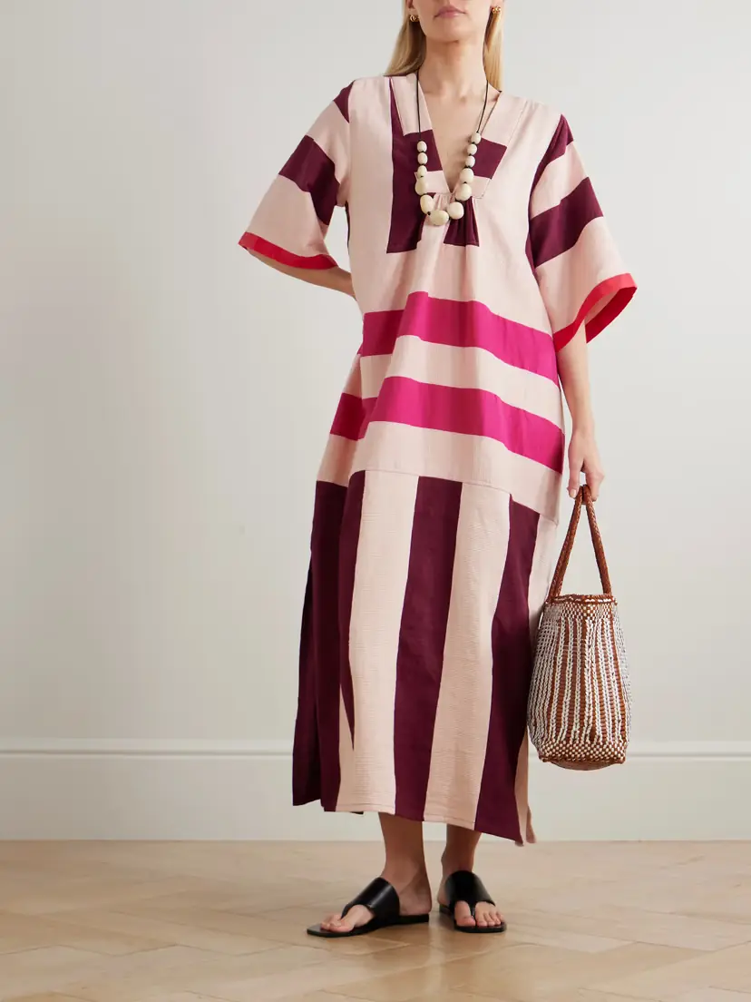 Lemlem Edna Paneled Cotton Maxi Dress | Thumbnail 2 Lemlem Edna Paneled Cotton Maxi Dress | Thumbnail 2