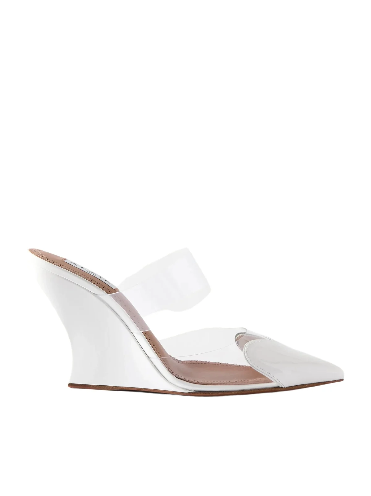 Le Cœur Patent-leather And Pvc Wedge Mules Le Cœur Patent-leather And Pvc Wedge Mules