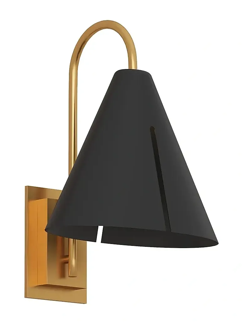 Chapman & Myers Cambre Small Steel Wall Sconce