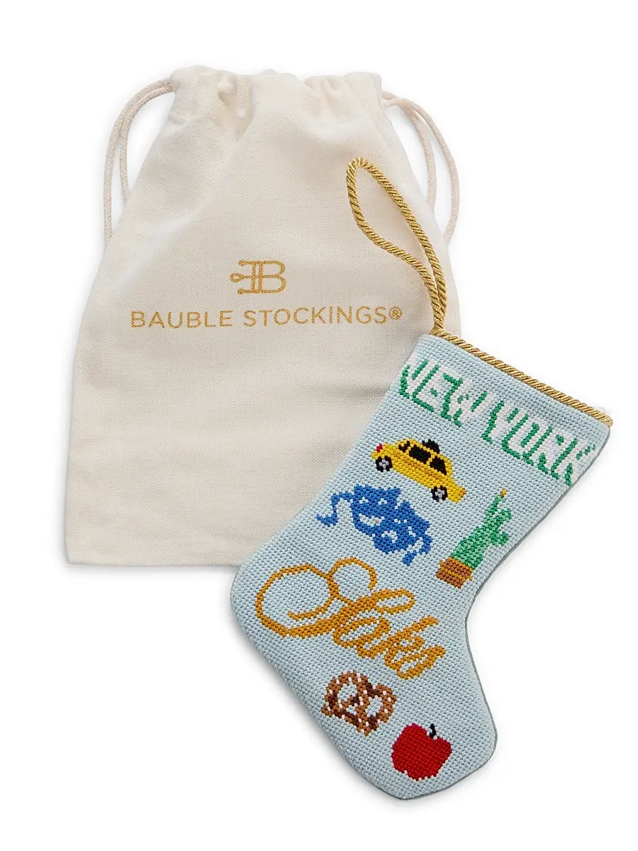 Bauble Stockings x Sainty Nelsen NYC Stocking | Thumbnail 3 Bauble Stockings x Sainty Nelsen NYC Stocking | Thumbnail 3