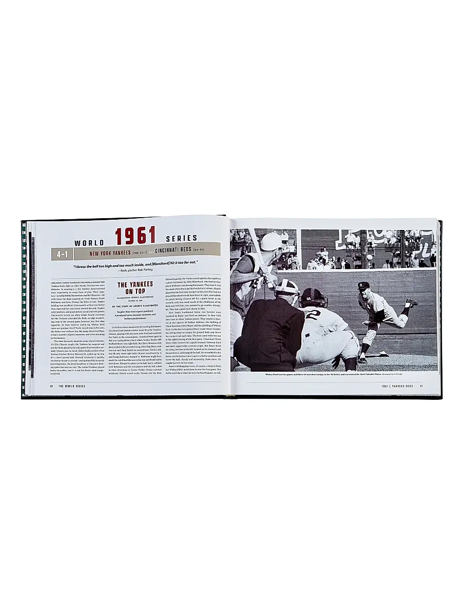 Graphic Image The World Series Leather-Bound Book | Thumbnail 4 Graphic Image The World Series Leather-Bound Book | Thumbnail 4