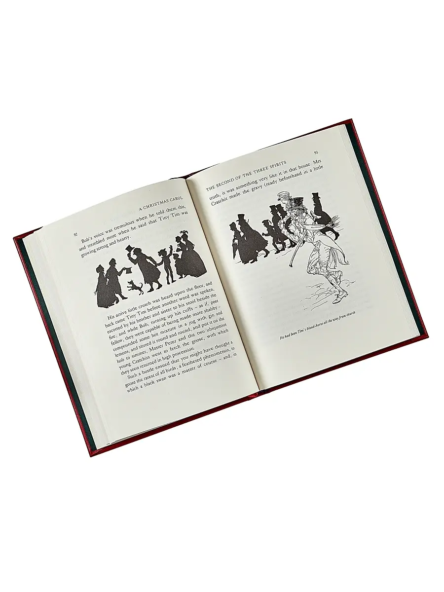 Graphic Image "A Christmas Carol" Leather-Bound Classic Book | Thumbnail 5