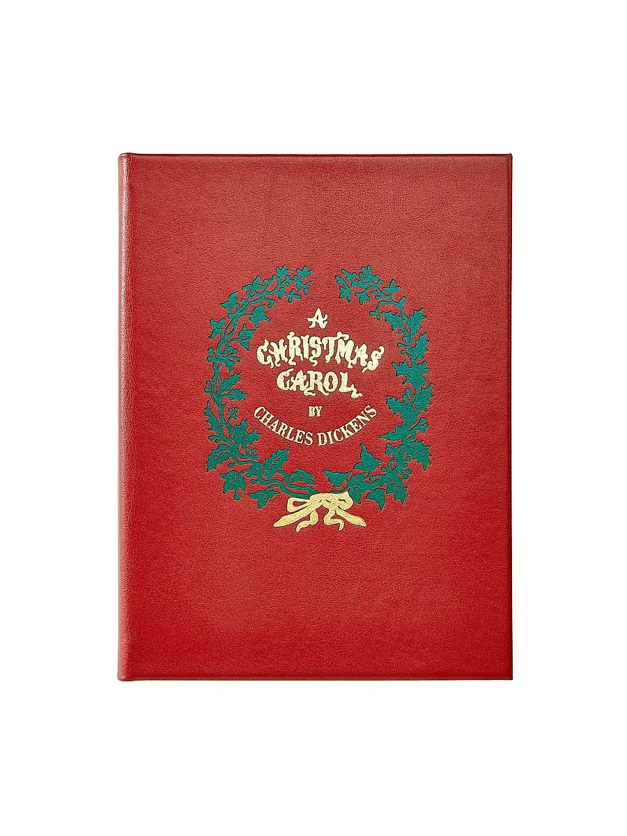 Graphic Image "A Christmas Carol" Leather-Bound Classic Book