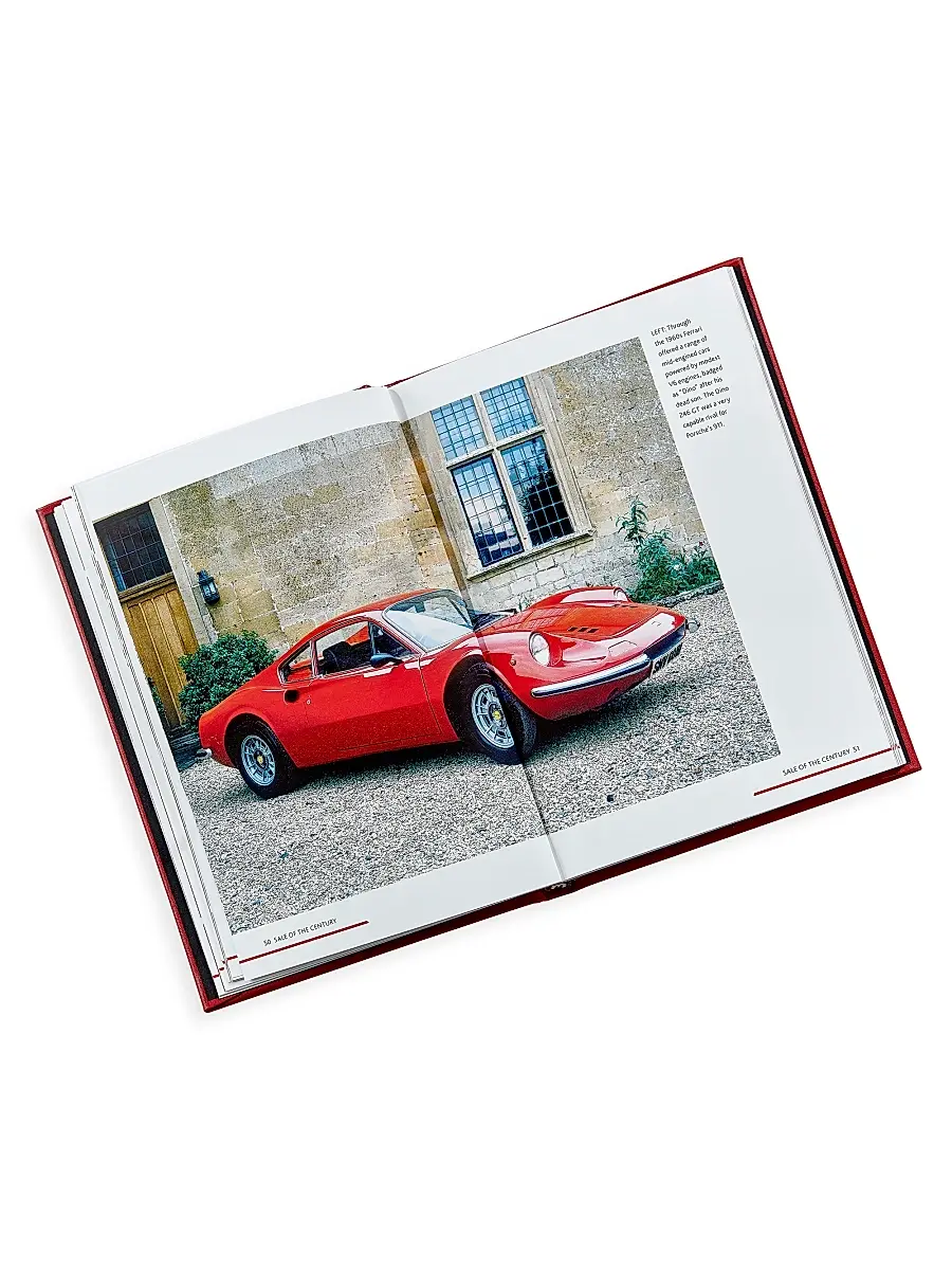 Graphic Image ''The Story Of Ferrari'' Leather-Bound Book | Thumbnail 6