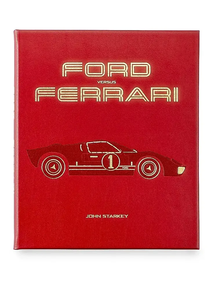 Graphic Image Ford vs. Ferrari Leather Bound Book