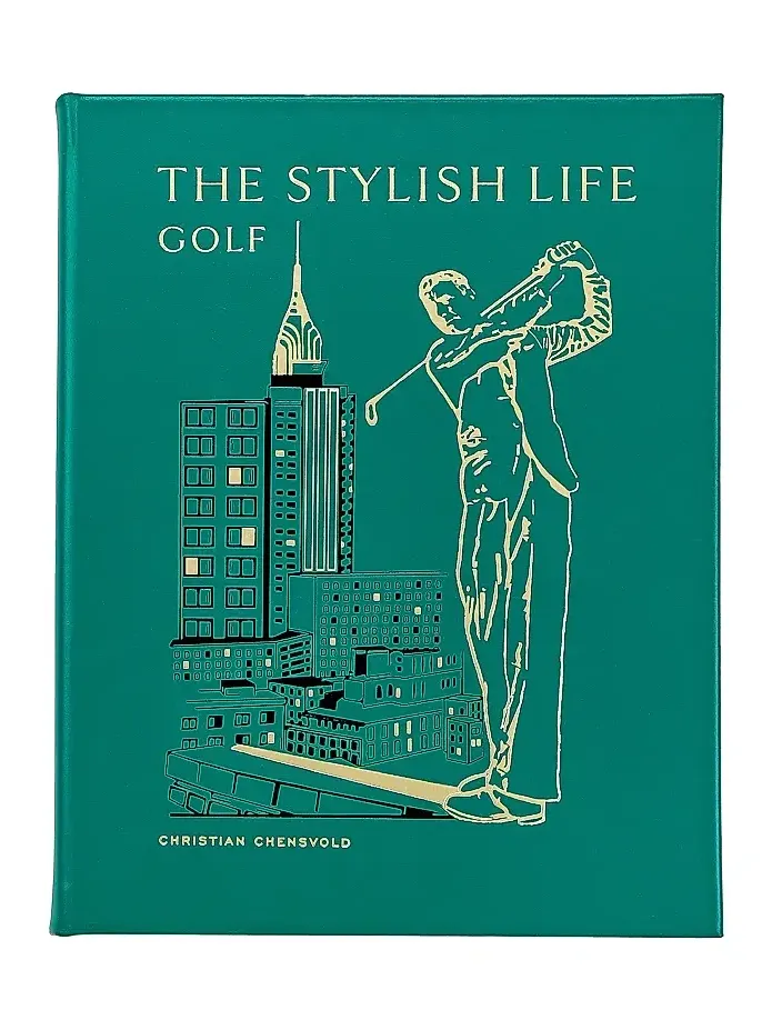 Graphic Image The Stylish Life Of Golf Leather Bound Book