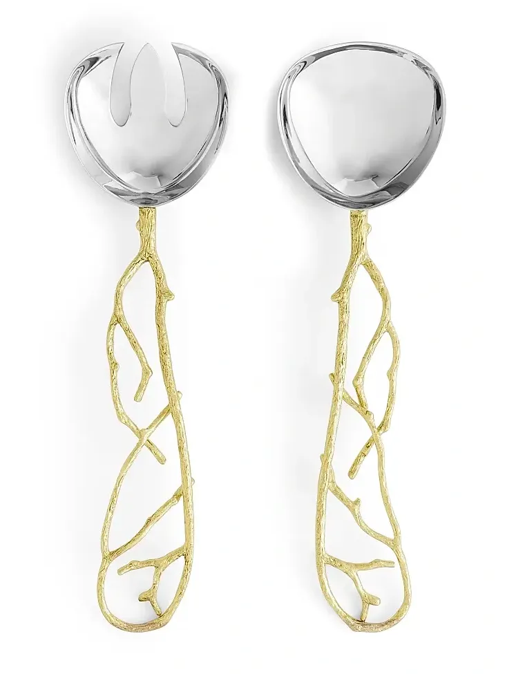 Michael Aram Butterfly Ginkgo Gold Serving Set