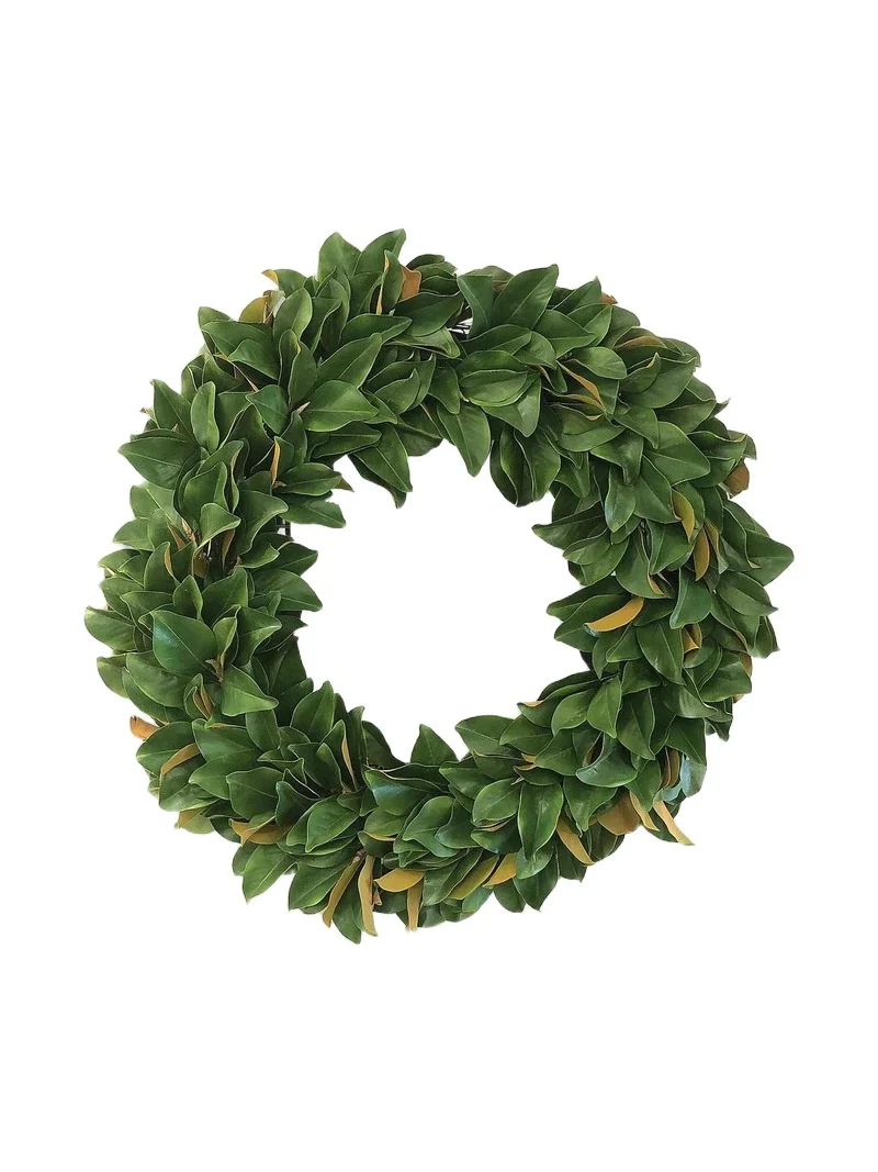 Winward Home Everyday Imitation Magnolia Leaf Wreath