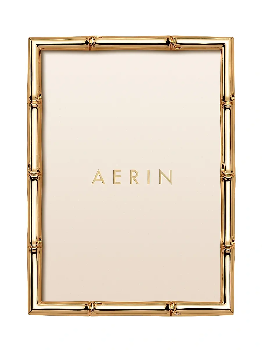 AERIN Ava Bamboo-Effect Brass Frame | Thumbnail 2 AERIN Ava Bamboo-Effect Brass Frame | Thumbnail 2