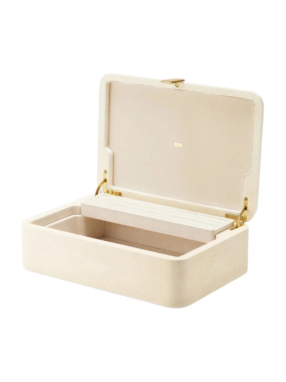 Abella Large Shagreen Jewelry Box Abella Large Shagreen Jewelry Box