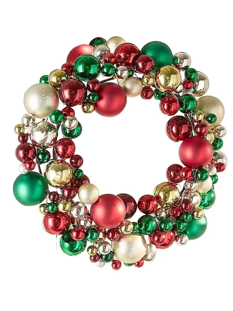 Cody Foster & Co Traditional Ornament Wreath | Image 1 Cody Foster & Co Traditional Ornament Wreath | Image 1
