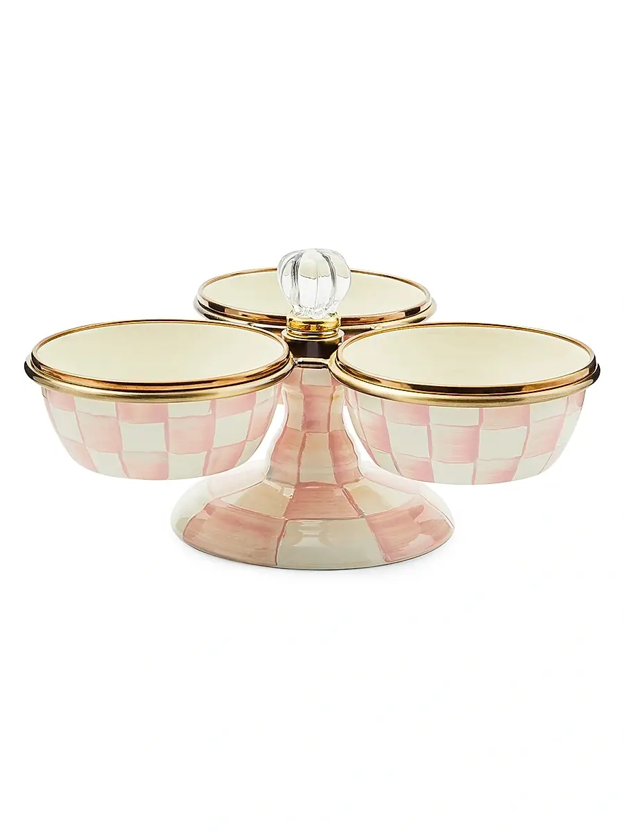 MacKenzie-Childs Rosy Check Triplicity | Image 1 MacKenzie-Childs Rosy Check Triplicity | Image 1