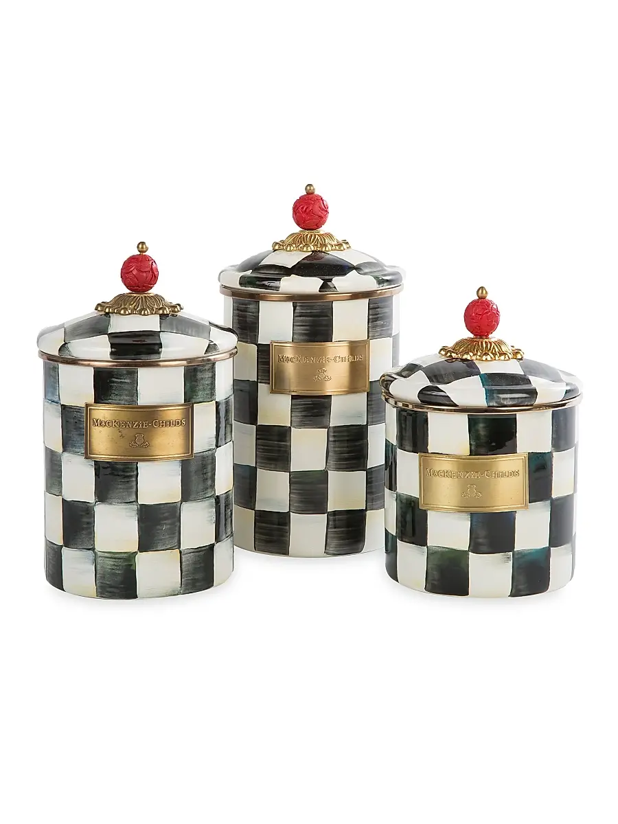MacKenzie-Childs Courtly Check Canister | Thumbnail 2
