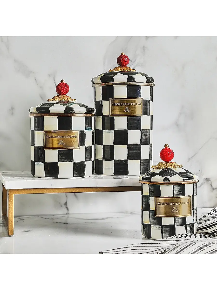 MacKenzie-Childs Courtly Check Canister | Thumbnail 6