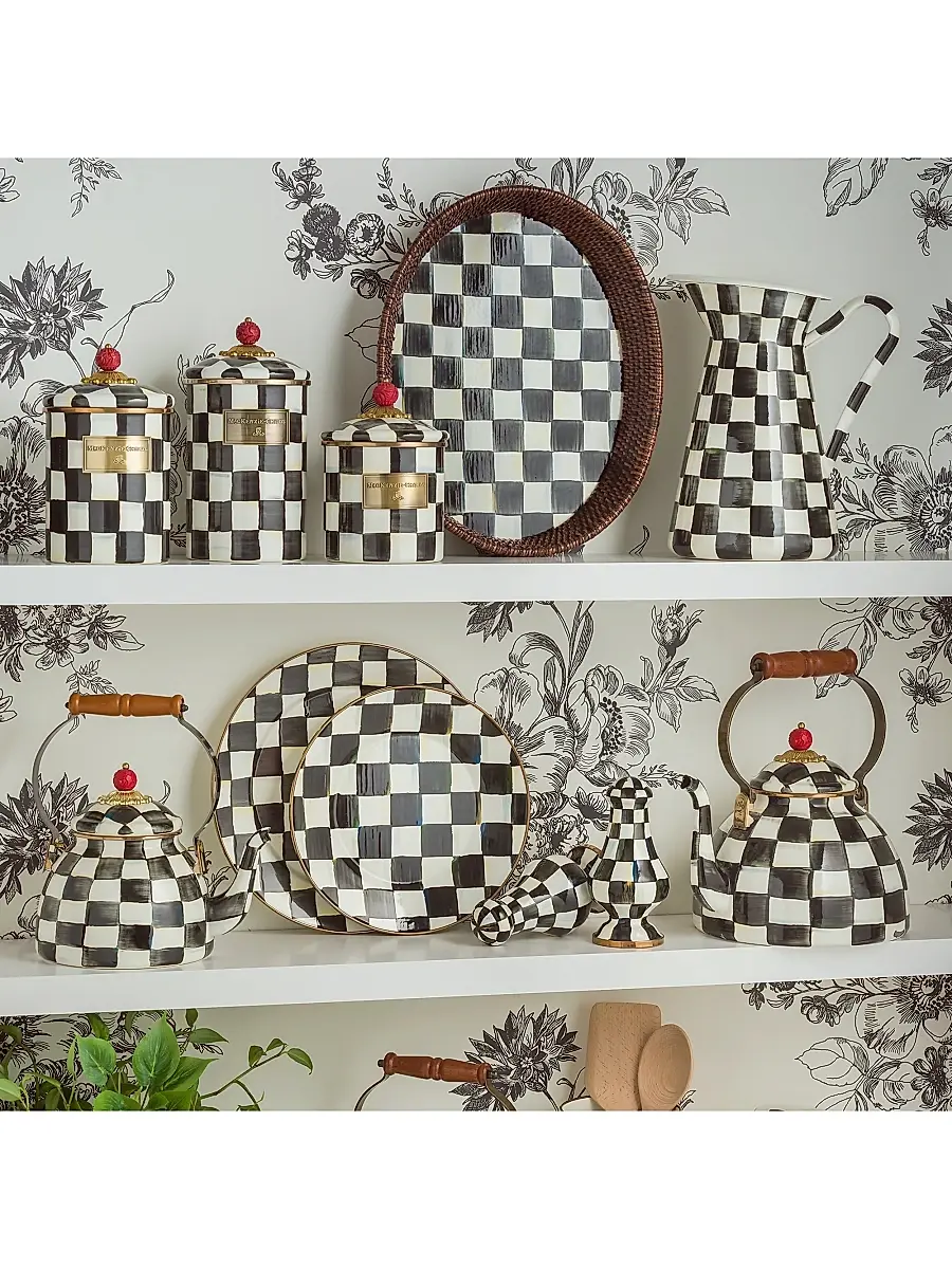 MacKenzie-Childs Courtly Check Canister | Thumbnail 3 MacKenzie-Childs Courtly Check Canister | Thumbnail 3