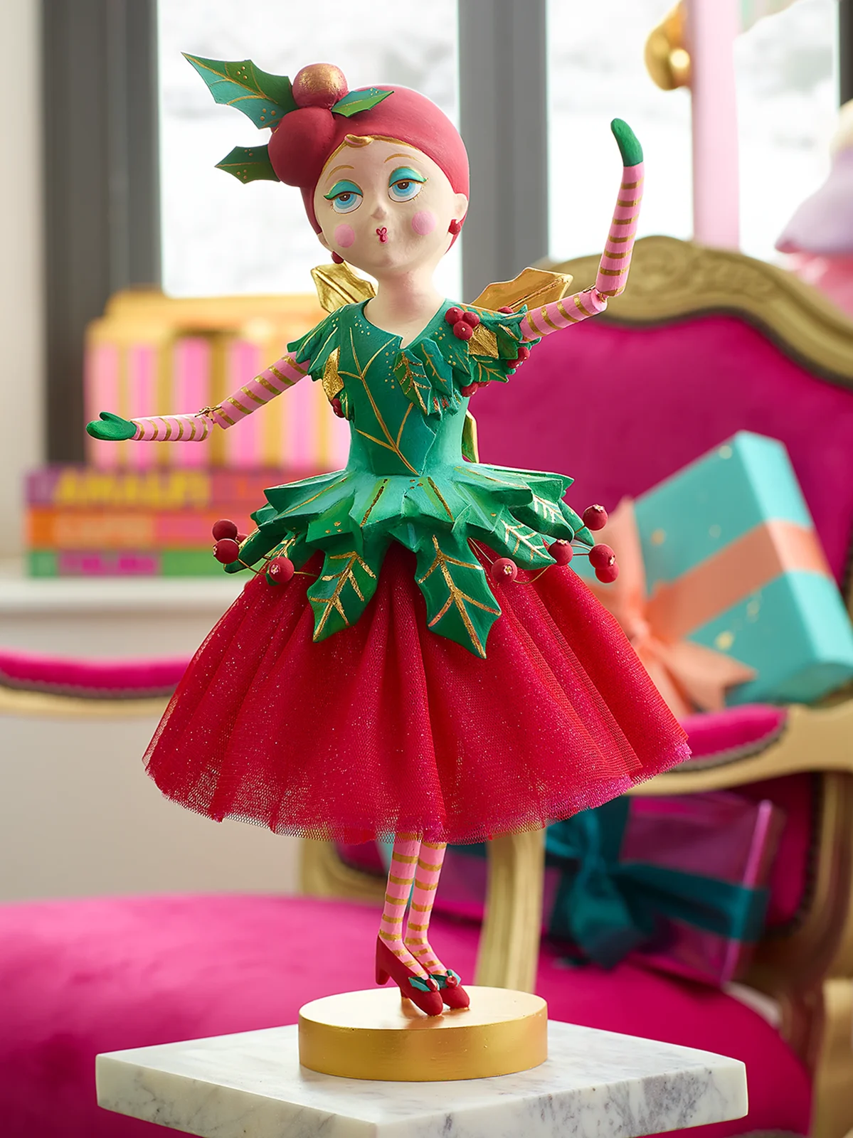 Glitterville Miss Meri Beri Tabletop Figurine