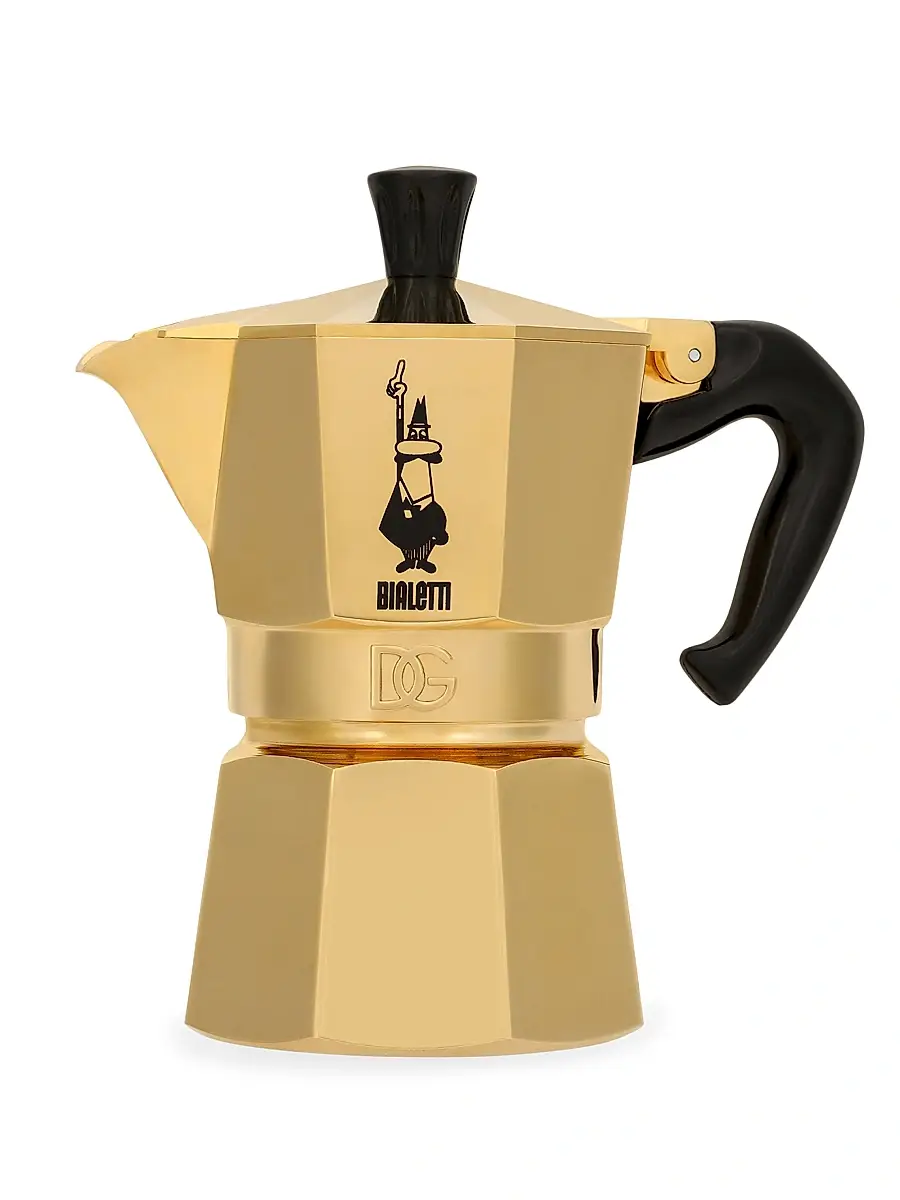 Dolce & Gabbana X Bialetti Oro 3-Cup Moka Machine | Thumbnail 2 Dolce & Gabbana X Bialetti Oro 3-Cup Moka Machine | Thumbnail 2