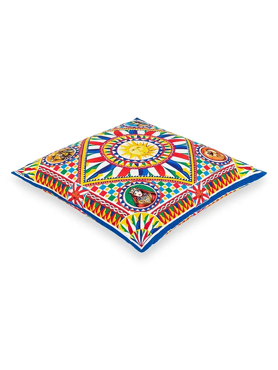 Dolce & Gabbana Carretto Canvas Cushion | Thumbnail 2 Dolce & Gabbana Carretto Canvas Cushion | Thumbnail 2