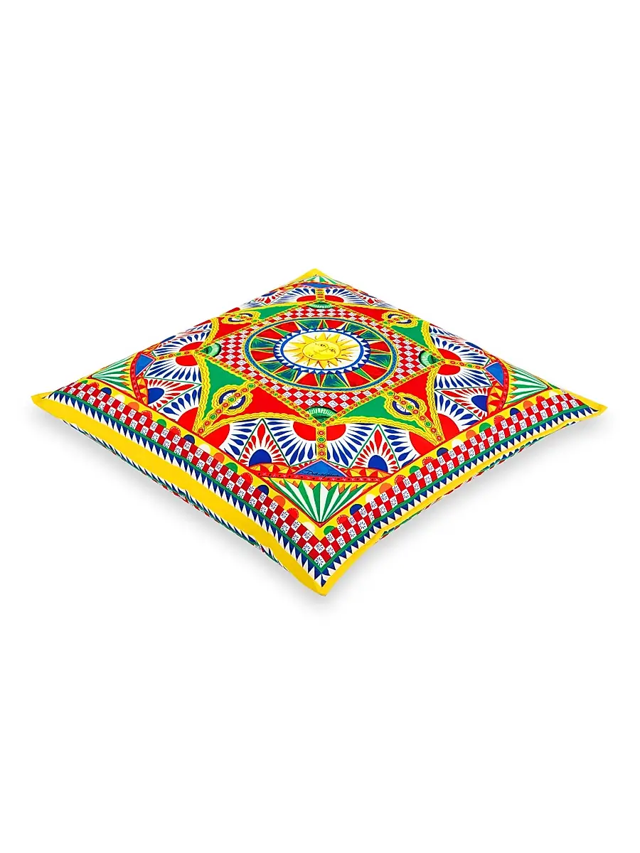 Dolce & Gabbana Carretto Canvas Cushion | Thumbnail 2 Dolce & Gabbana Carretto Canvas Cushion | Thumbnail 2