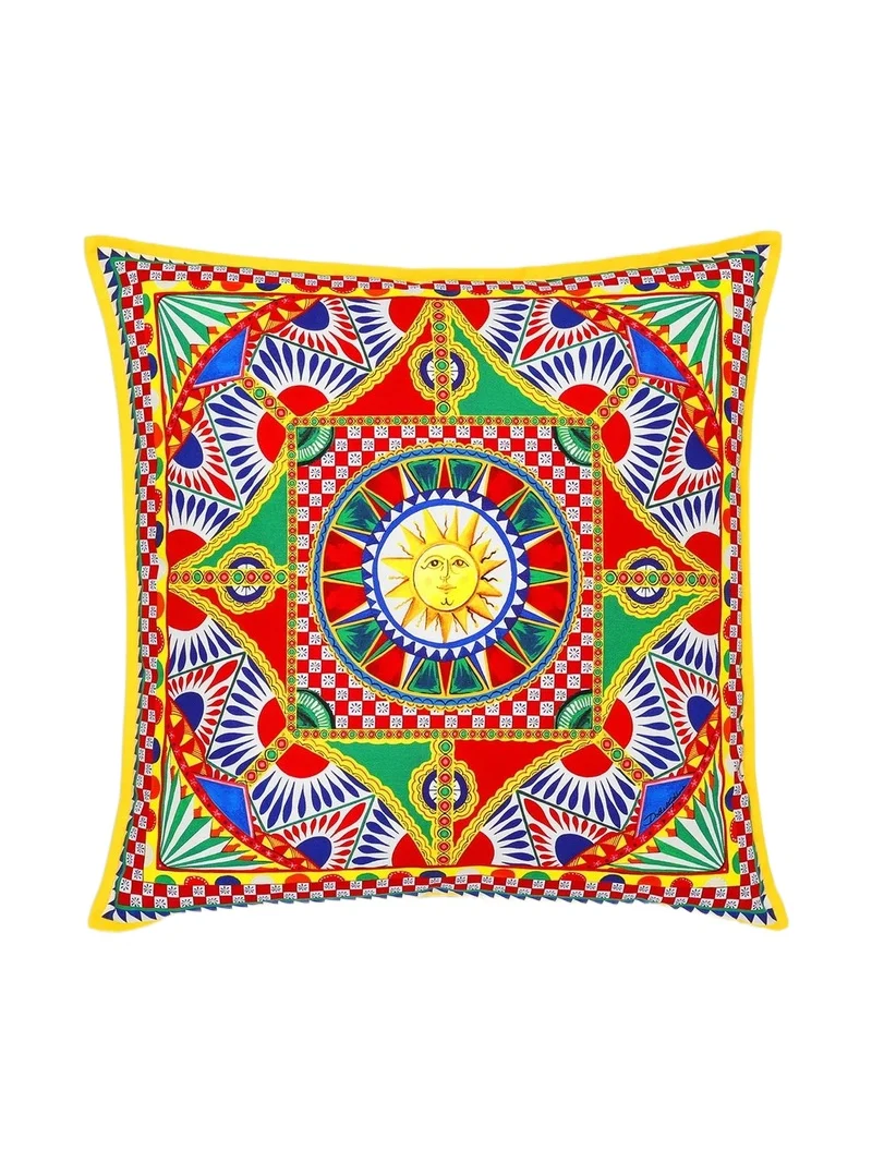 Dolce & Gabbana Carretto Canvas Cushion