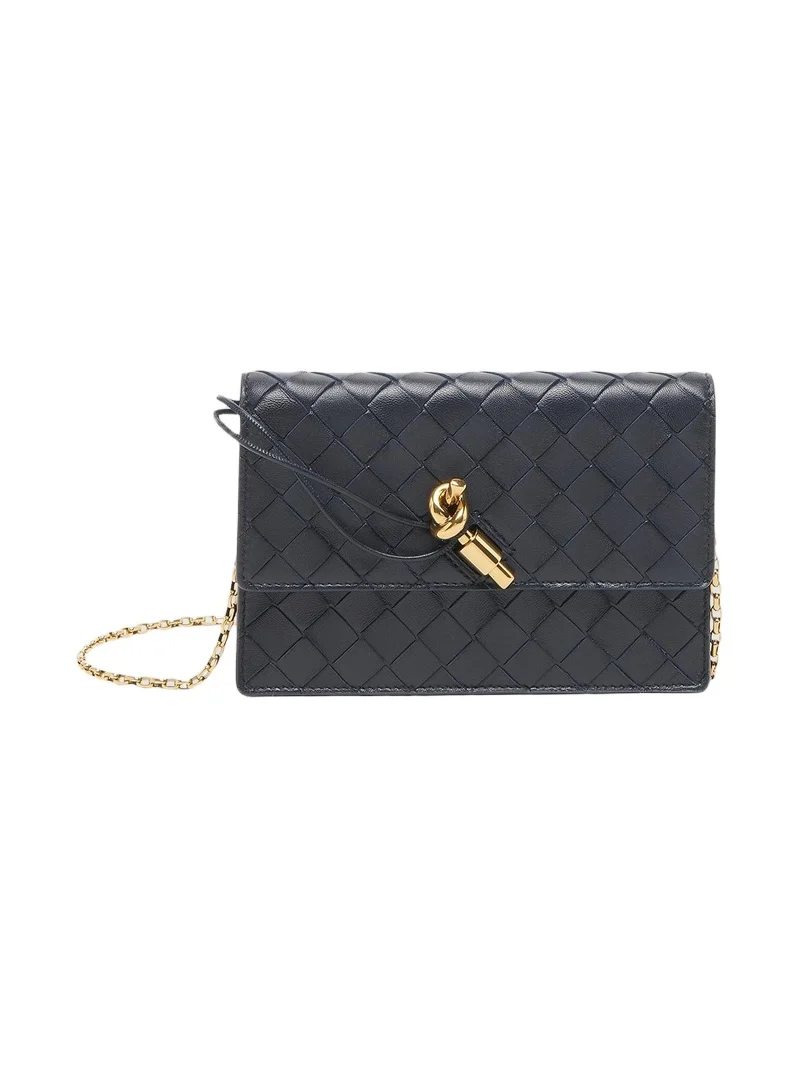 Women's Andiamo Intrecciato Leather Chain Pouch Women's Andiamo Intrecciato Leather Chain Pouch