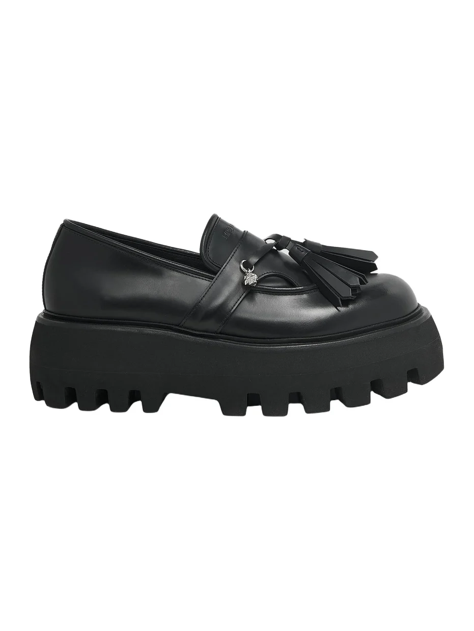 Men's Sofa Leather Platform Loafers