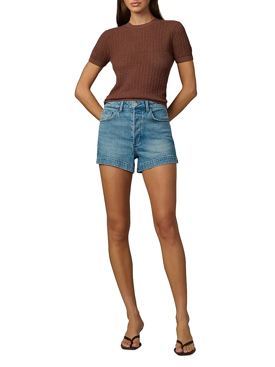 Joe's Jeans Women's The Crochet Baby T-Shirt | Thumbnail 2 Joe's Jeans Women's The Crochet Baby T-Shirt | Thumbnail 2