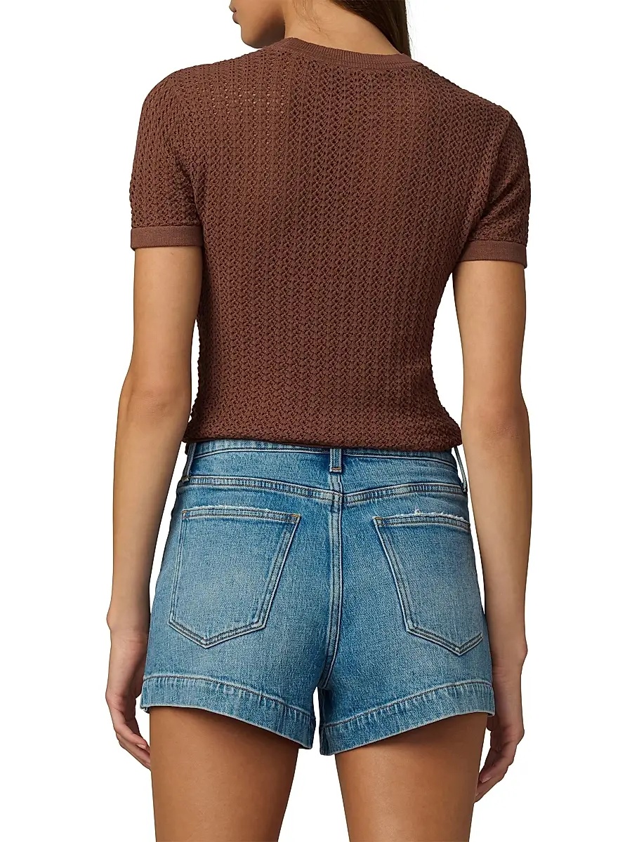 Joe's Jeans Women's The Crochet Baby T-Shirt | Thumbnail 5 Joe's Jeans Women's The Crochet Baby T-Shirt | Thumbnail 5