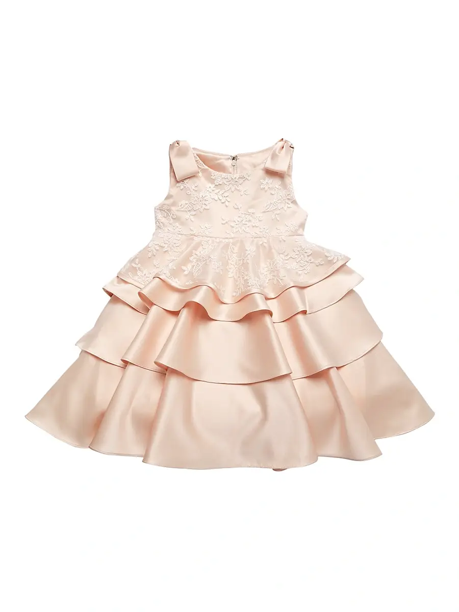 Joan Calabrese Baby Girl's, Little Girl's & Girl's Sleeveless Tiered Dress - Petal | Image 1 Joan Calabrese Baby Girl's, Little Girl's & Girl's Sleeveless Tiered Dress - Petal | Image 1
