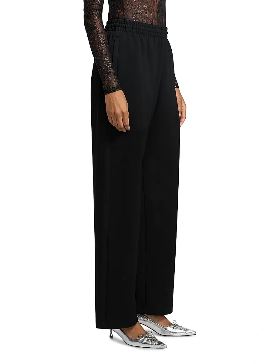 Wardrobe.NYC WARDROBE. NYC Women's Semi Matte Track Pants | Thumbnail 4 Wardrobe.NYC WARDROBE. NYC Women's Semi Matte Track Pants | Thumbnail 4