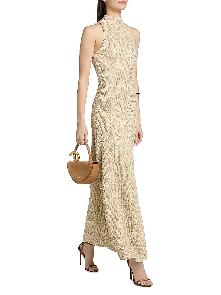 Ronny Kobo Women's Alania Sequined Knit Maxi Dress | Thumbnail 2