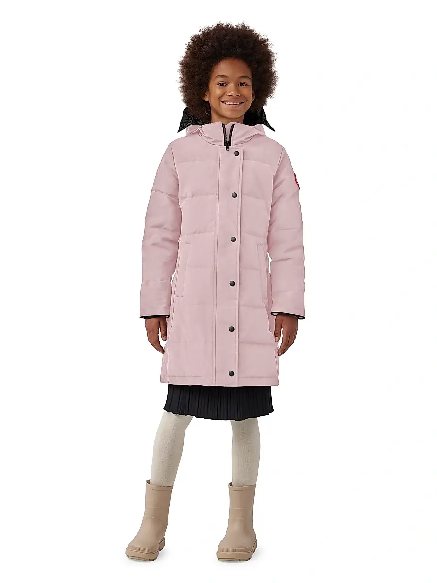 Canada Goose Little Girl's & Girl's Expedition Parka - Vintage Rose | Thumbnail 3