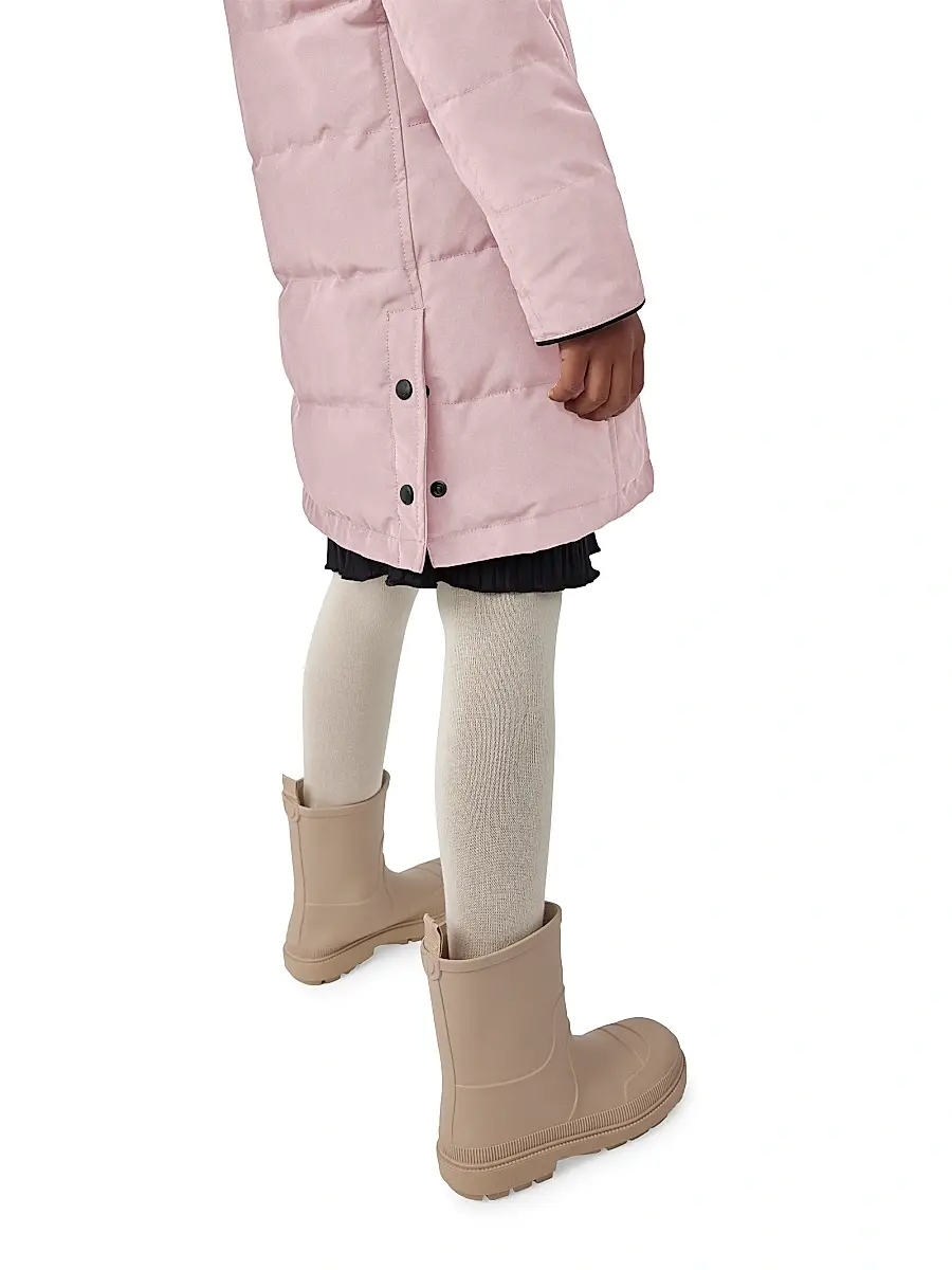 Canada Goose Little Girl's & Girl's Expedition Parka - Vintage Rose | Thumbnail 4