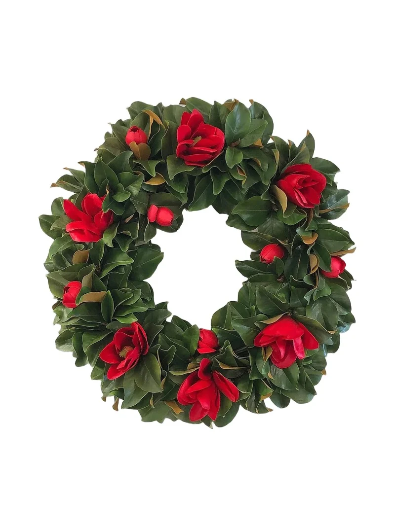 Winward Home Holiday Magnolia Mix Wreath