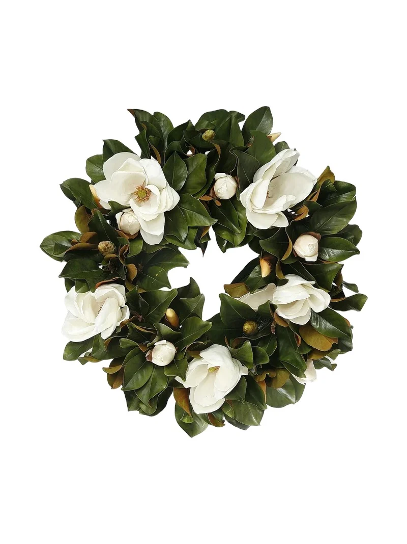 Winward Home Faux Magnolia Wreath