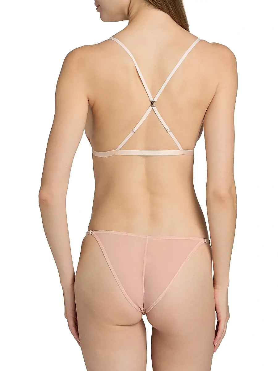 Kiki de Montparnasse Women's Brienne Triangle Soft Cup Bra - Buff | Thumbnail 4 Kiki de Montparnasse Women's Brienne Triangle Soft Cup Bra - Buff | Thumbnail 4