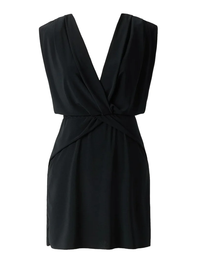 Women's Cover-Ups Surplice Plunge Dress