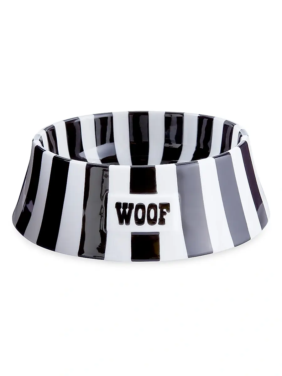 Jonathan Adler Vice Woof Pet Bowl | Image 1 Jonathan Adler Vice Woof Pet Bowl | Image 1